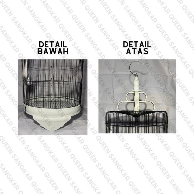 Promo Sangkar Besi Import Merek F1 Ukuran Jumbo Diameter 42Cm - Cocok Untuk Palek, Cicak Ijo, Jalak,