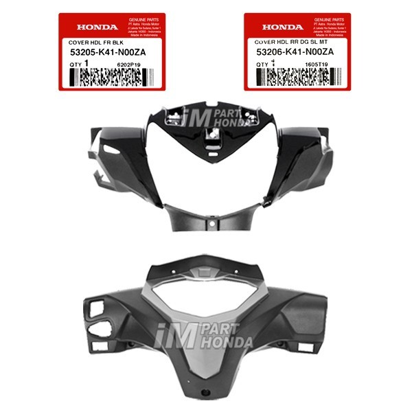 53205-K41-N00ZA 53206-K41-N00ZA Batok Lampu Depan Belakang New Supra X 125 Fi JKT