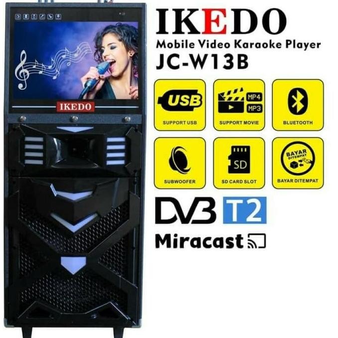 IKEDO JC-W13B Speaker Portable Meeting Wireless Karaoke ORIGINAL
