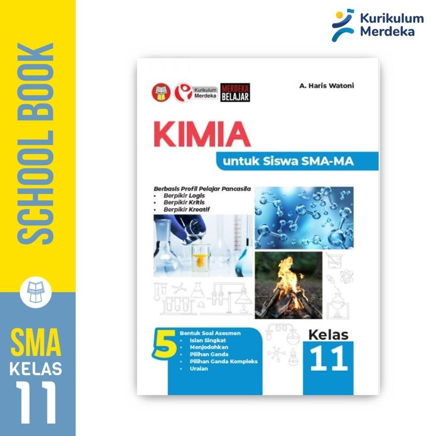 Yrama Widya - Buku Kimia SMA/MA Kelas 11 (Buku Paket Kurikulum Merdeka) - A. Haris Watoni murah