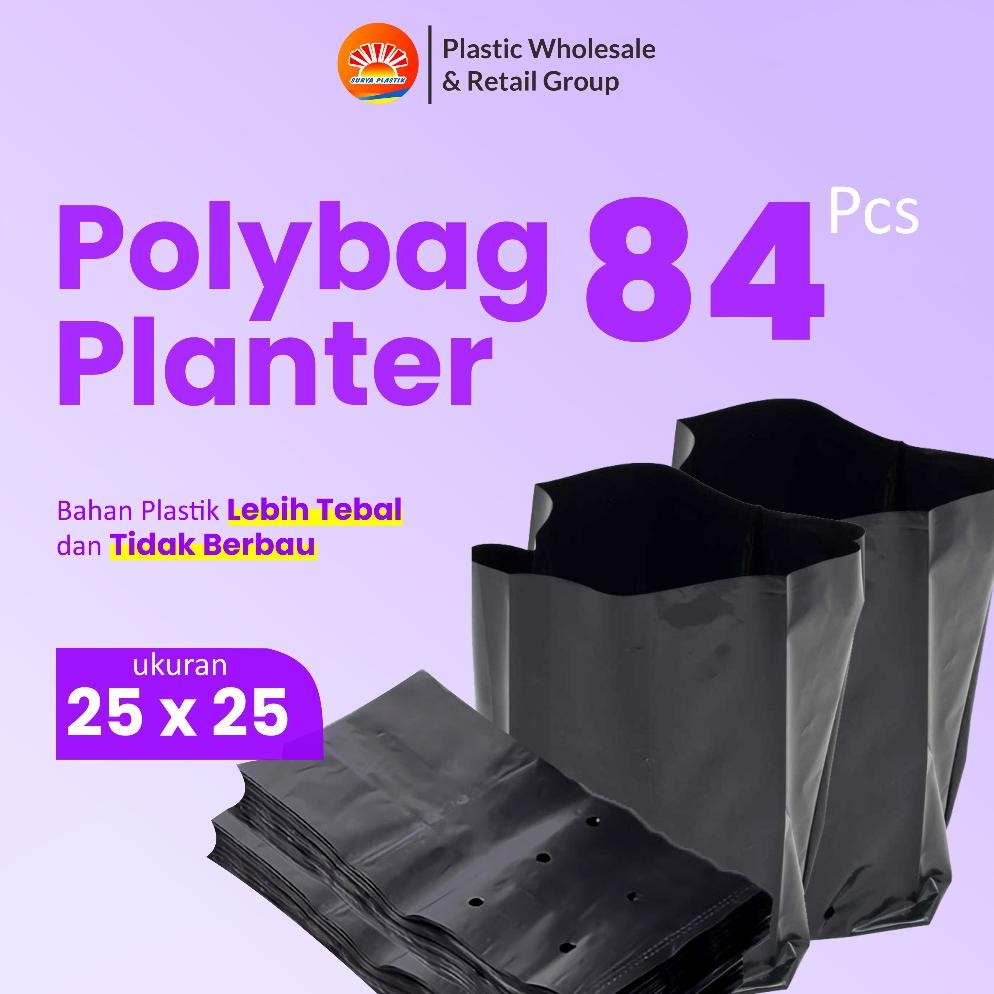 Polybag / Polibeg / Polibag Media Tanam Ukuran 25X25 1 Kg Original