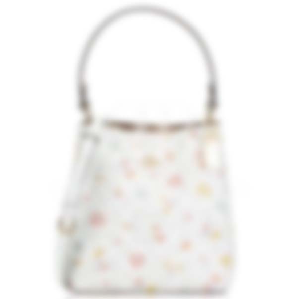 Small Town Bucket Bag With Floral Small (C8610)