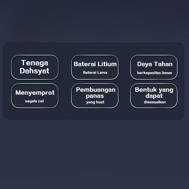 ready  Mesin Semprot Cat Elektrik Nirkabel Berkekuatan 600W/Mesin Semprot Cat/ Kompresor Semprot Cat