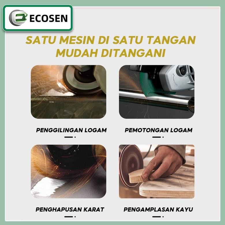 ready  ECOSEN 900W Mesin Gerinda Tangan Listrik 4'Gerinda Murah Berkualitas Kualitas Gerinda tangan