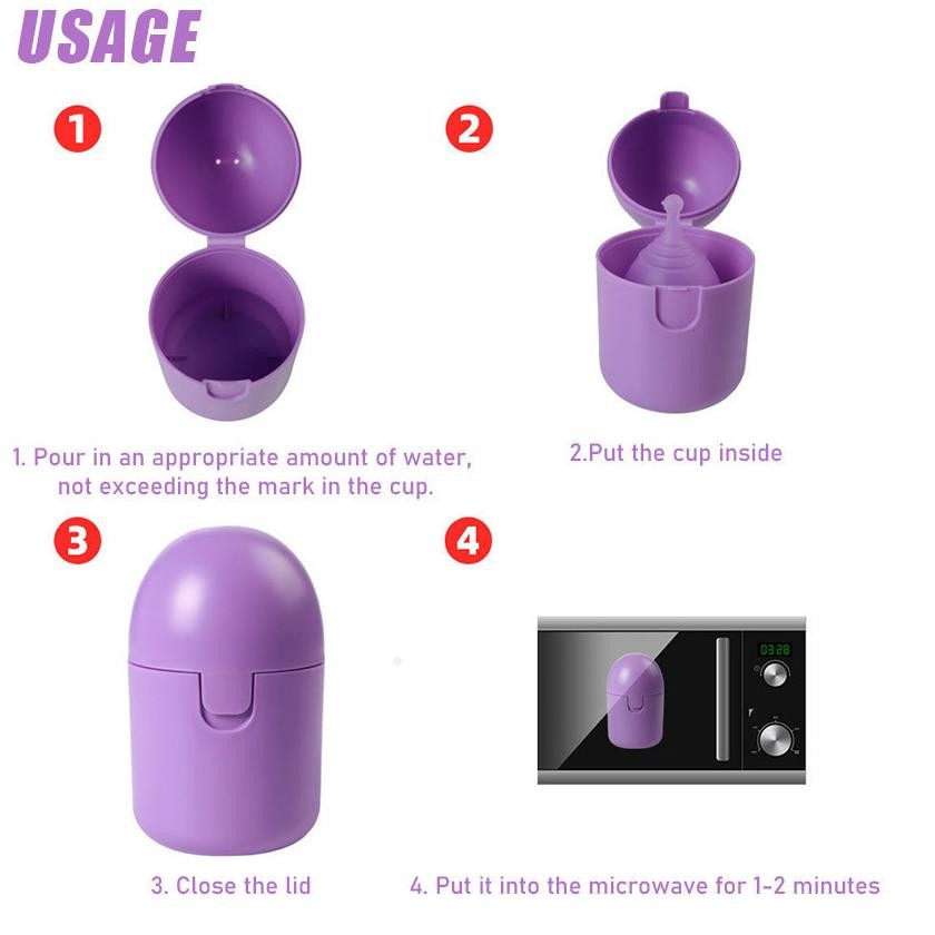 Premium Menstrual Cup Case / Tempat Menstrual Cup / Wadah Sterilisasi Menstrual Cup High Quality