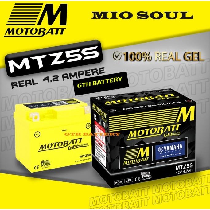 New AKI MOTOR MOTOBATT YAMAHA MIO SOUL ORIGINAL