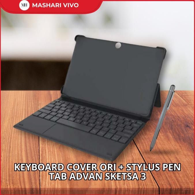 Stylus Pen Dan Case Keyboard Original Tab Advan Sketsa 3 New Stok