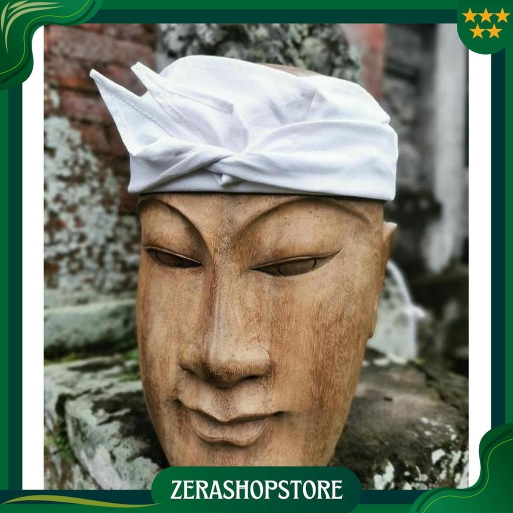 Udeng Nayah Putih Polos || Udeng Setengah Jadi || Udeng Asli Bali Ori