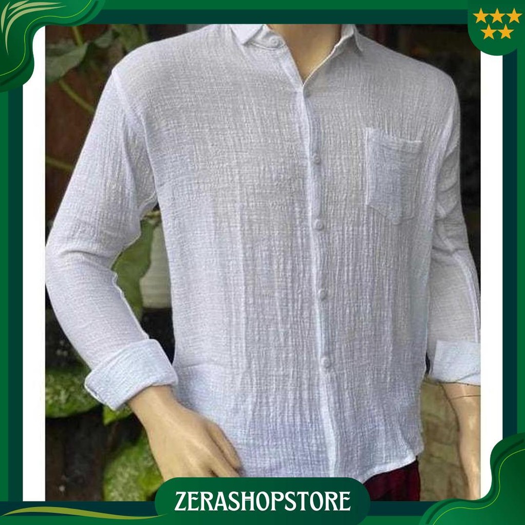 Baju Kemeja Serat Jagung || Kemeja Laki-Laki Cod
