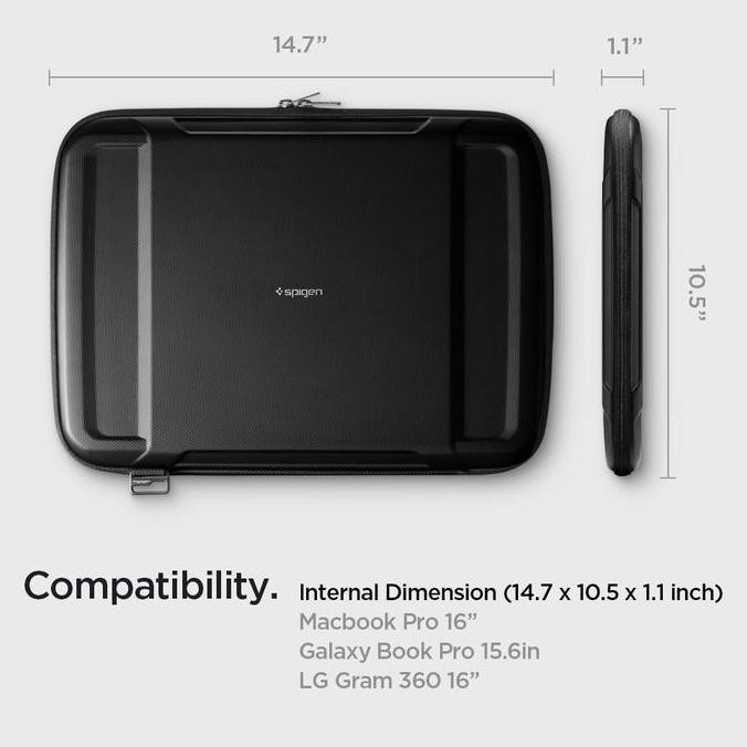 Tas Laptop Macbook Pro 14/16 2021 Spigen Rugged Armor Pro Sleeve Case New Stok