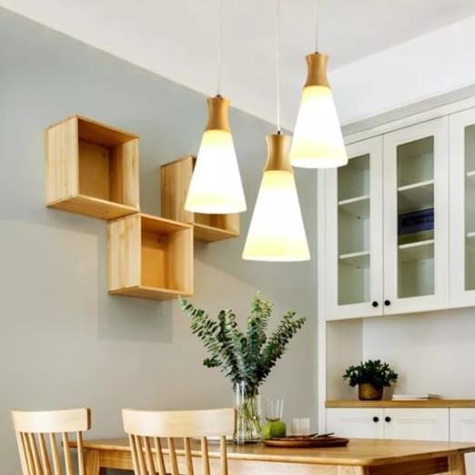 LAMPU GANTUNG MEJA MAKAN HIAS DEKORASI KLASIK MODERN