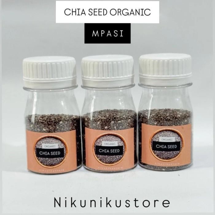 

Chia Seed Organic Tambahan Nutrisi Mpasi 30Gr Non Pengawet
