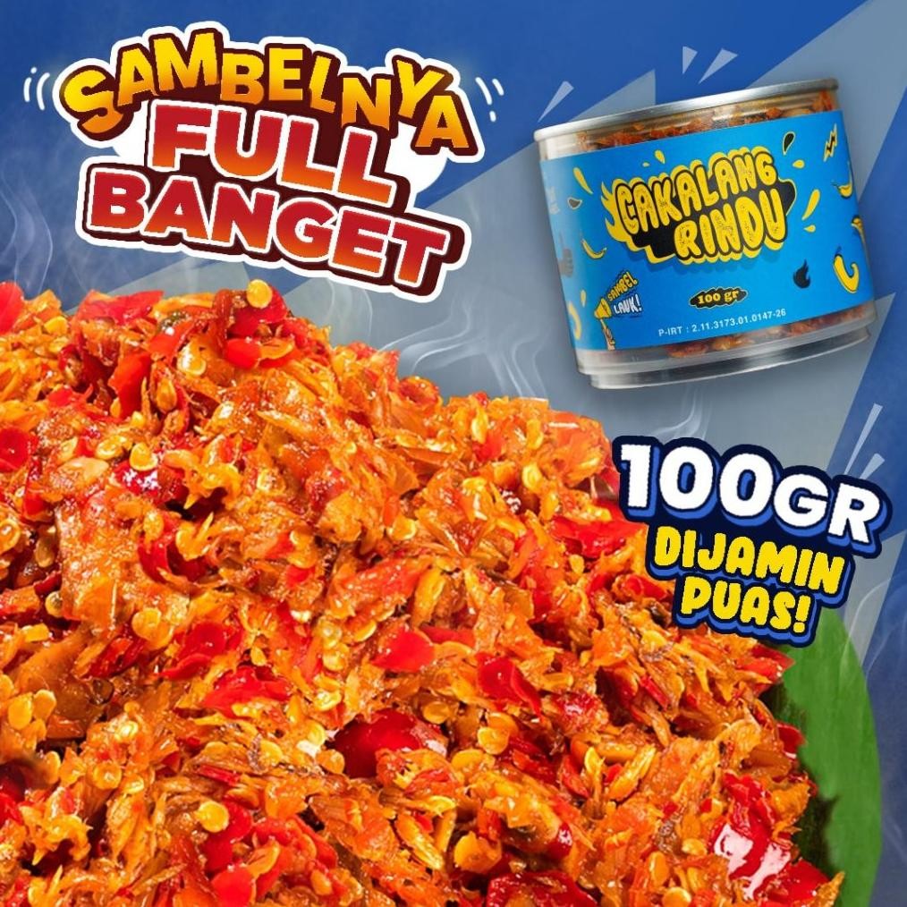 READY STOK Eatsambel - Cakalang Rindu Sambel Lauk Halal Siap kirim