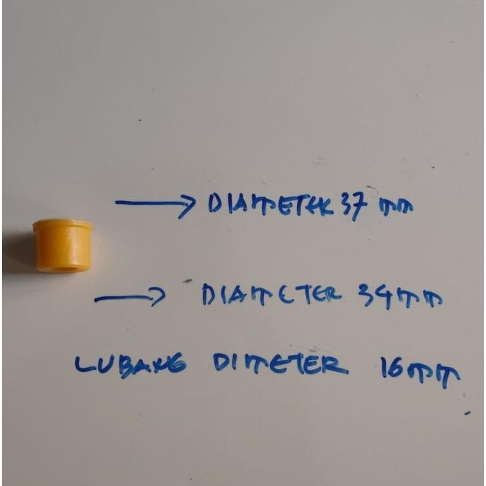 KARET PER DAUN MOTOR RODA TIGA - LEAF SPRING RUBBER BUSHING ( 1 BIJI )