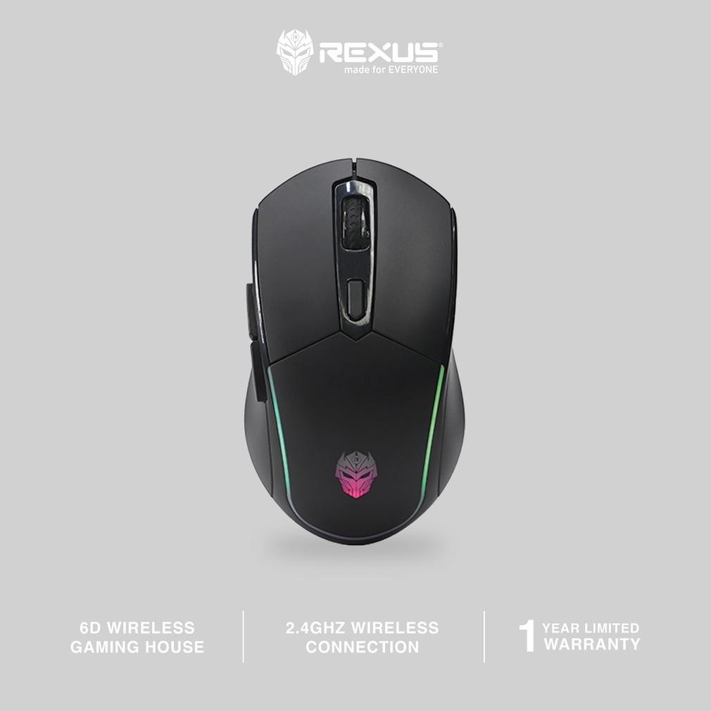 [Hanya ada di Shopee] Rexus Mouse Wireless Gaming SH10