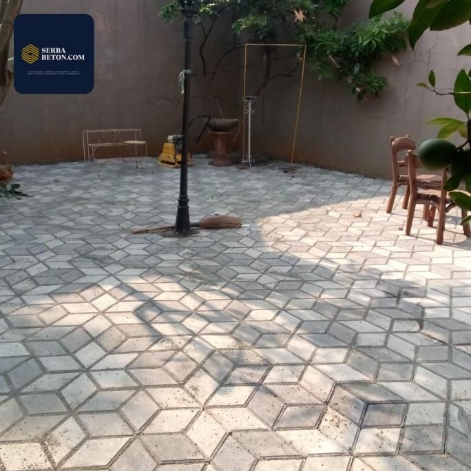 Paving Block 3D Minimalis Press Mesin LN