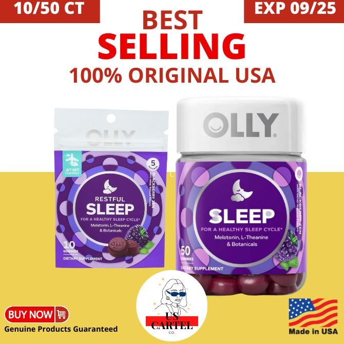 

TERBARU - OLLY Sleep 10 Gummies Small Pouch USA