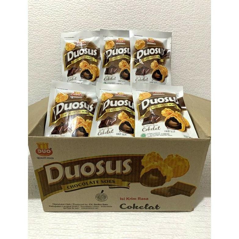 

TERLARIS [Per Dus] 30Pcs Duo Sus Coklat WAJIB SHOPEE EXPRESS 1 Kotak Termurah / Duosoes / Duosus / Duo Soes / Duo Sus Kering Snack Viral Halal MUI Siap kirim