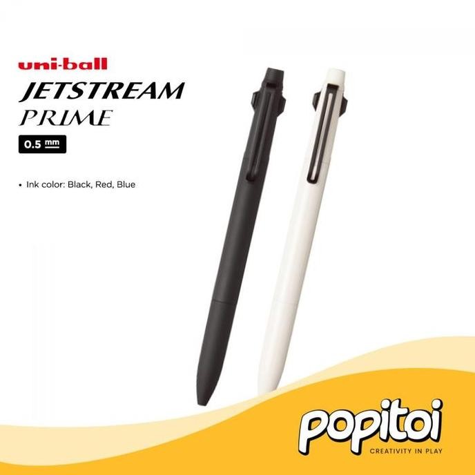 

Uniball Jetstream Prime 3 Color 0.5 mm Ballpoint Pen Pulpen UNI Multi Warna