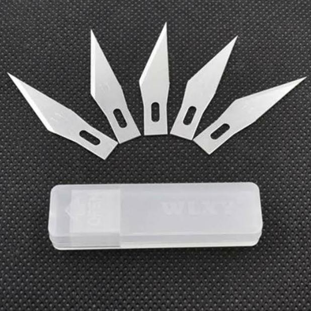 

dw-45 dg-4 Refill Pen Cutter 5 pcs - Refill Craft Knife isi 5 pcs - Pisau Tambahan Craft Blade 5 Pcs Premium Murah