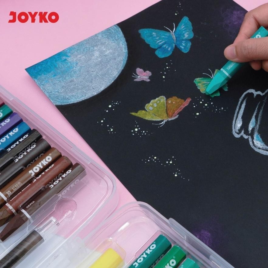 

Best Seller NLD-1419 Joyko Titi Oil Pastel Crayon OP-12S PP / Krayon Minyak 12 Warna Murah Berkualitas Sale Hemat