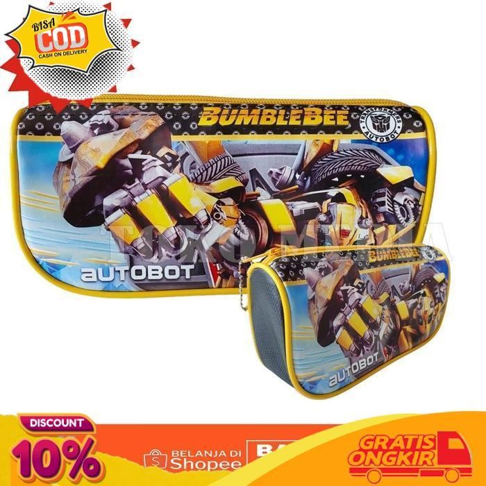 

Terbaik Toko Media New!! Tempat Pensil Anak Bentuk Oval Perahu Dengan Karakter Kartun Populer Lucu Favorit Bahan Premium Quality Gambar Bumblebee