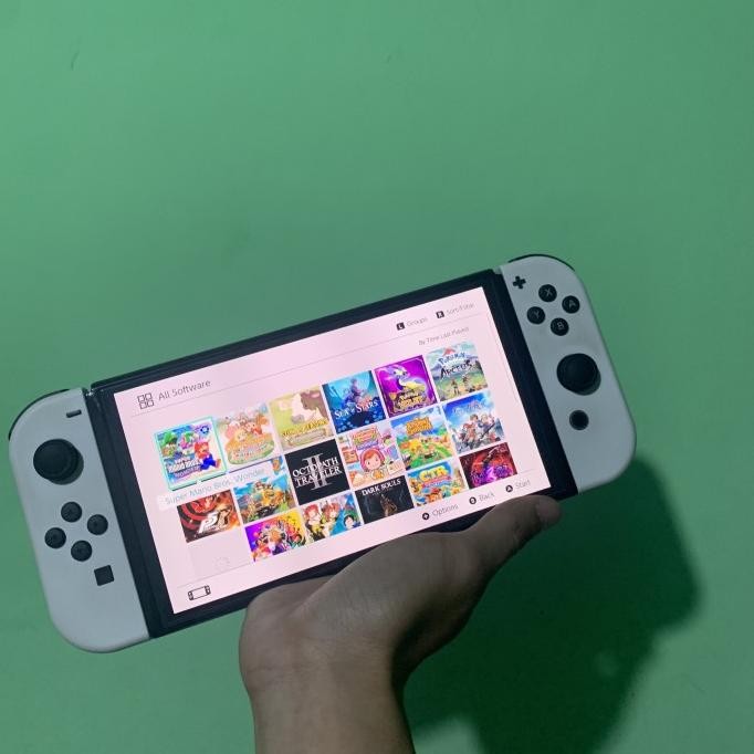 Nintendo switch oled cfw 128GB fullset murah