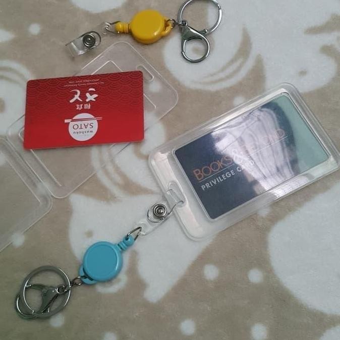

new !!! Tali Gantungan Kunci Tas Kartu Akses Bus MRT Yoyo ID Card Holder murah