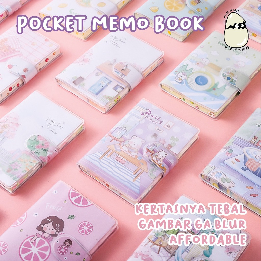 

A7 Mini Pocket Note Book Aesthetic Buku Catatan 80 lembar Notebook journal Buku Tulis Memo Diary