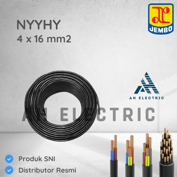 Jembo NYYHY 4x16 mm / NYYHY 4 x 16 mm / Kabel Serabut NYYHY 4x16 mm