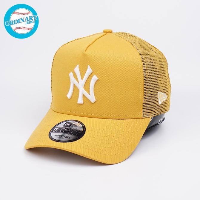 Topi New Era Original Yankees Trucker Yellow