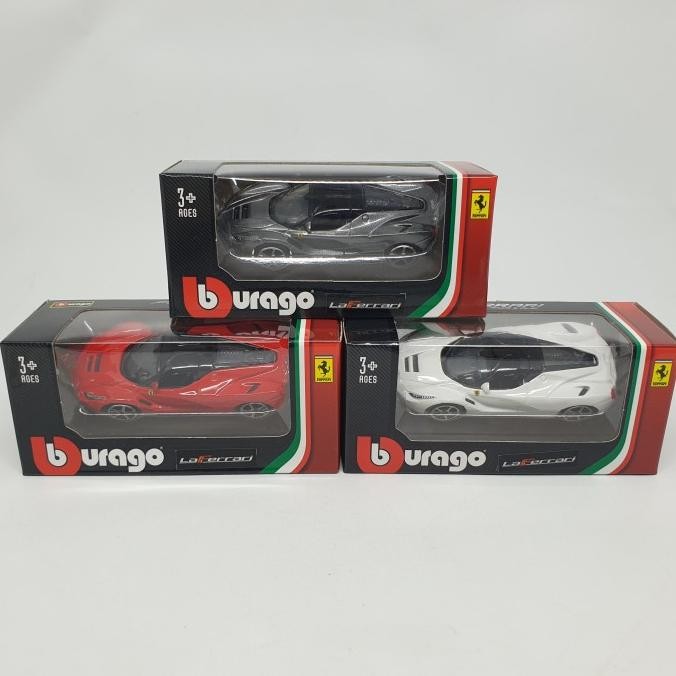 baru  Diecast Ferrari LaFerrari Burago 1:64 murah