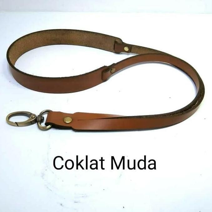 

new !!! Tali ID Card Kulit - Name tag - lanyard murah