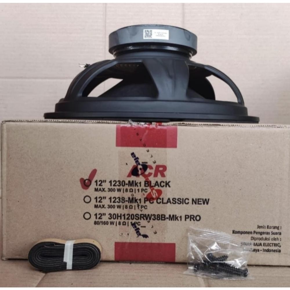 ready  SPEAKER WOOFER FULL RANGE 12in 12 inch ACR 1230 Mk1 BLACK SPEAKER ACR 1230 Mk1 SALON 12inch O