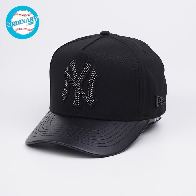 Topi New Era Original Yankees Dark 90s Leather