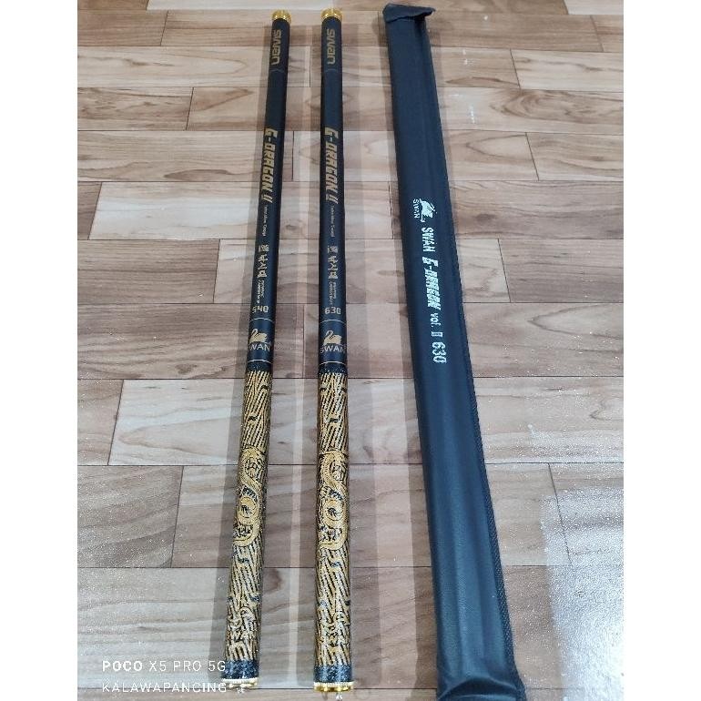 Tegek Swan F G-Dragon "Vol 2" 540 / 630 (Mix Carbon) (Ruas Motif Batik)