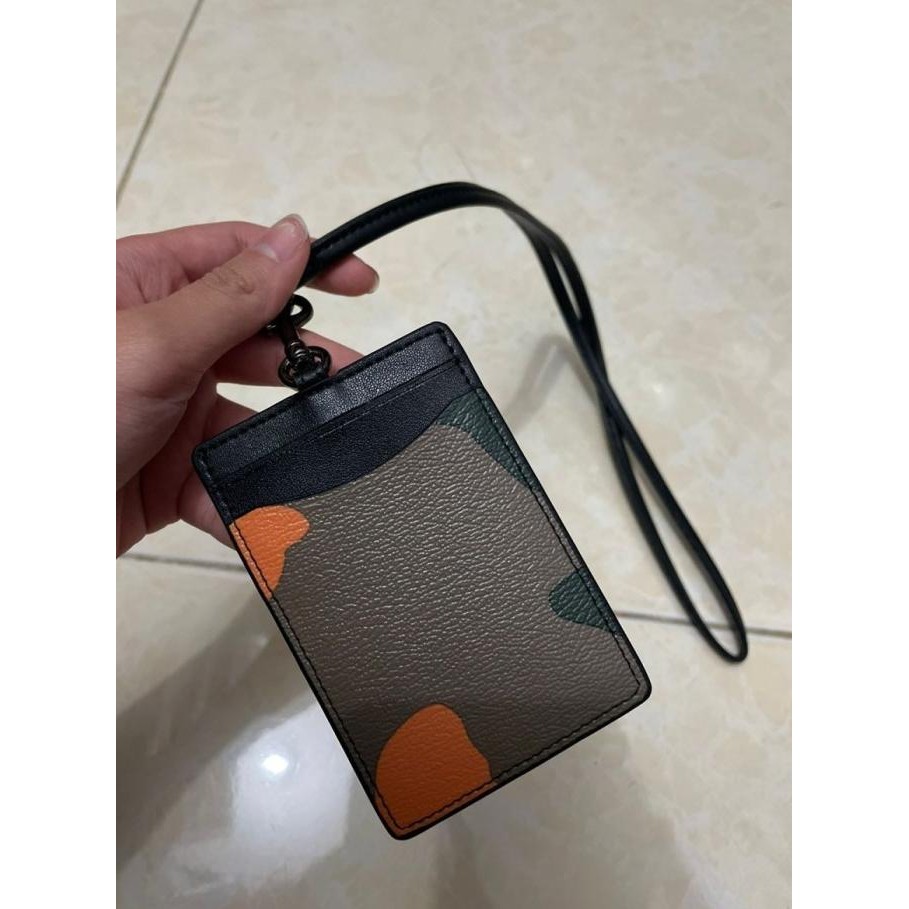 

new !!! C31899 Id Lanyard Army Colorblock Signature Canvas murah