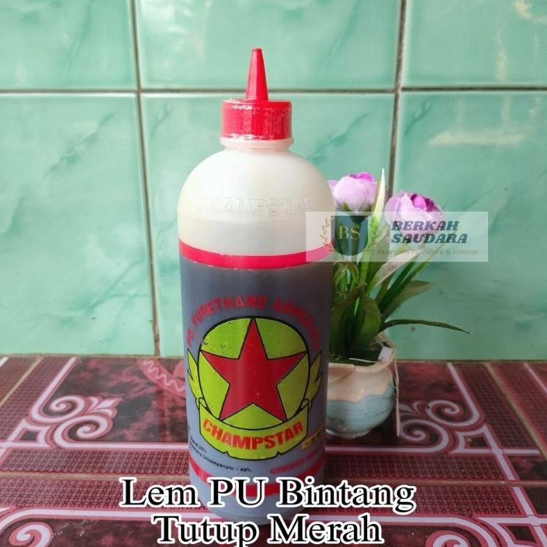 

terlaris lem pu bintang champstar tutup merah / lem madu murah