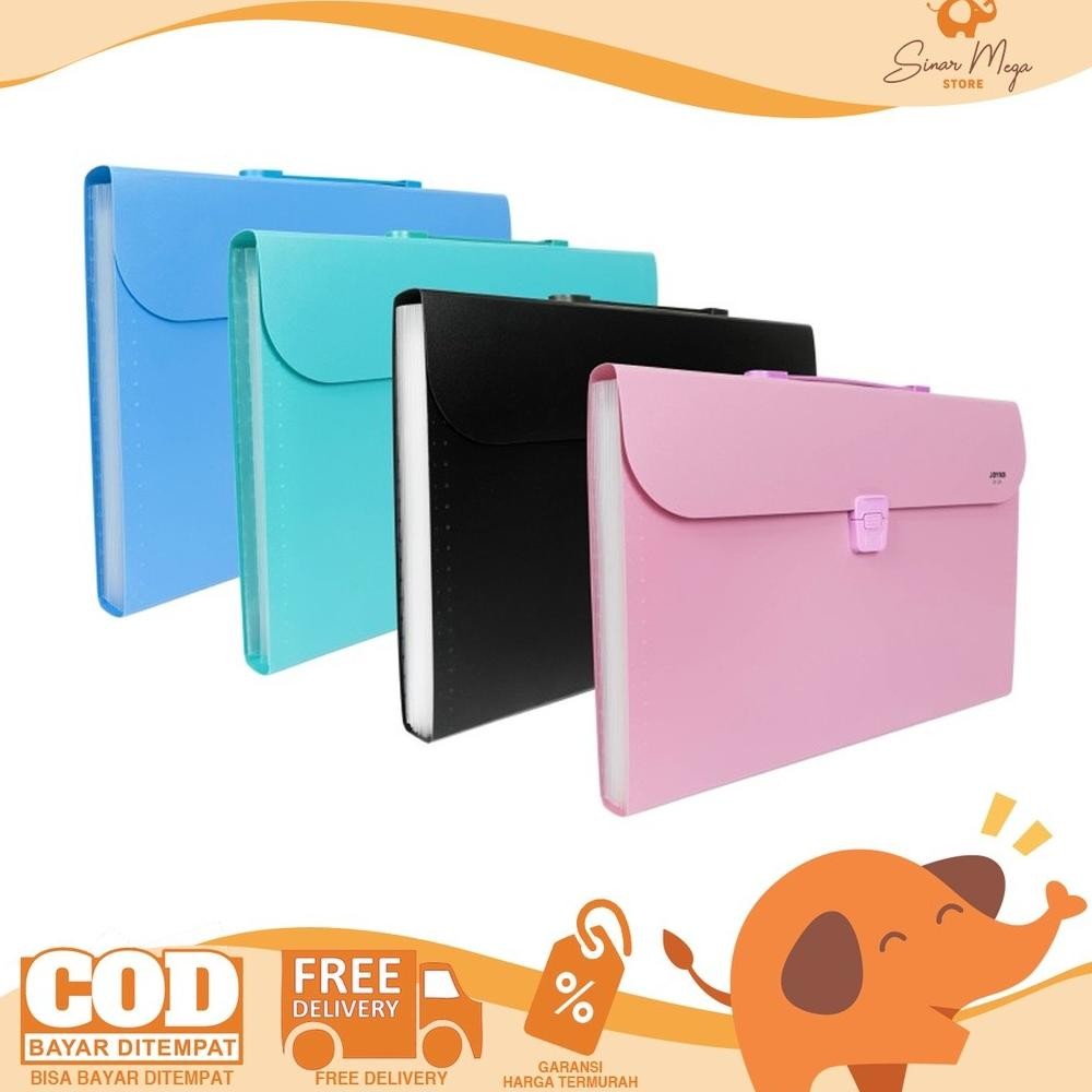 

h-4 fx-45 Joyko Expanding File EF-2F4 Map Plastik Folio Original Murah