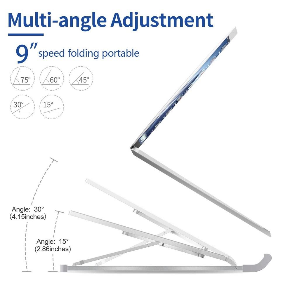 LAPTOP STAND ALUMUNIUM ADJUSTABLE