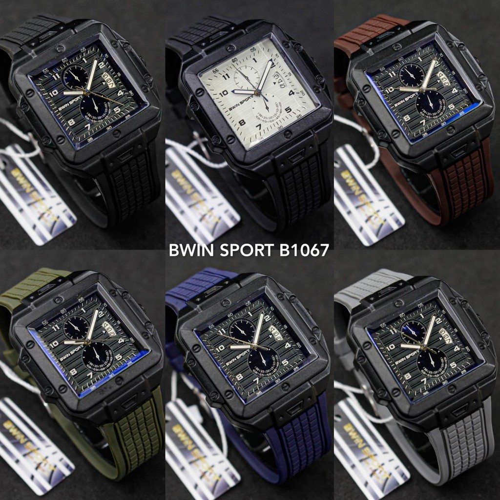 JAM TANGAN WANITA / JAM TANGAN CEWEK / JAM TANGAN ANALOG BWIN SPORT B1067