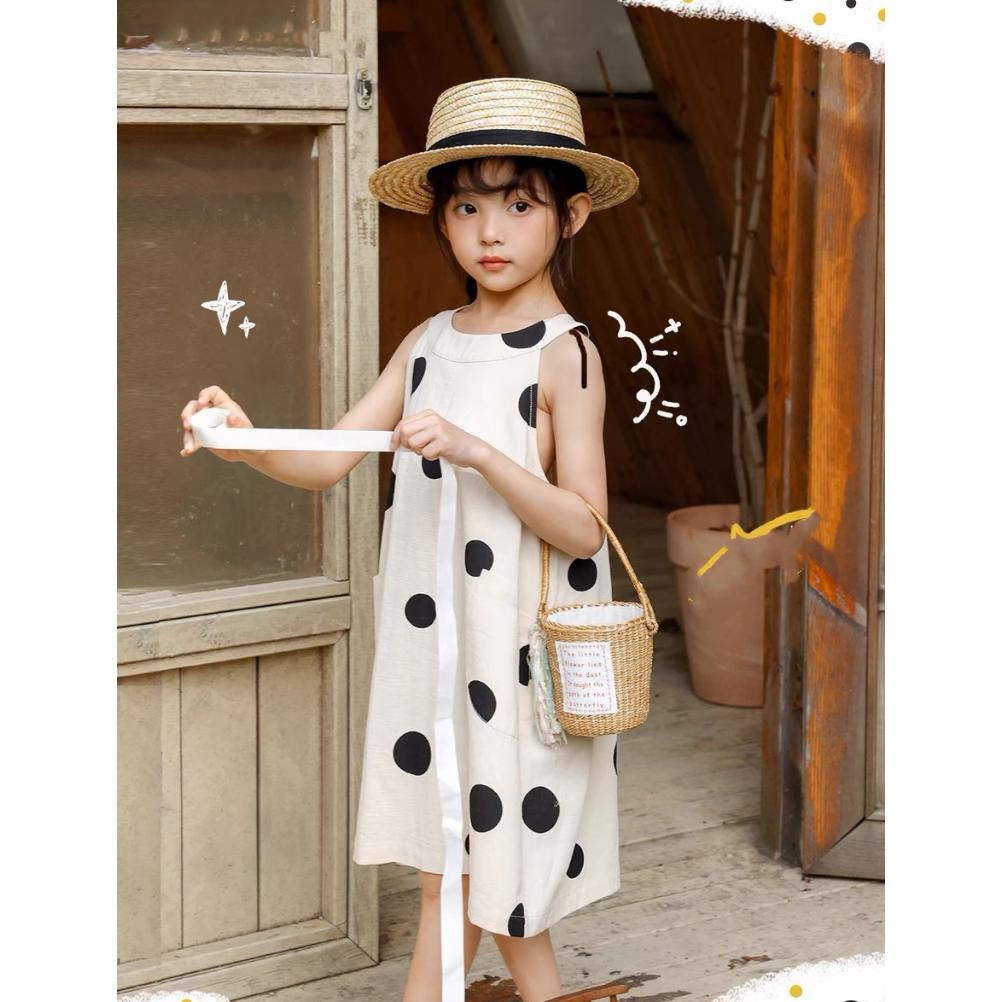 New Korean Style Dress Anak Perempuan Dress Tapan Lengan Dress Lucu Dress Sexy Anak Perempuan Terbar
