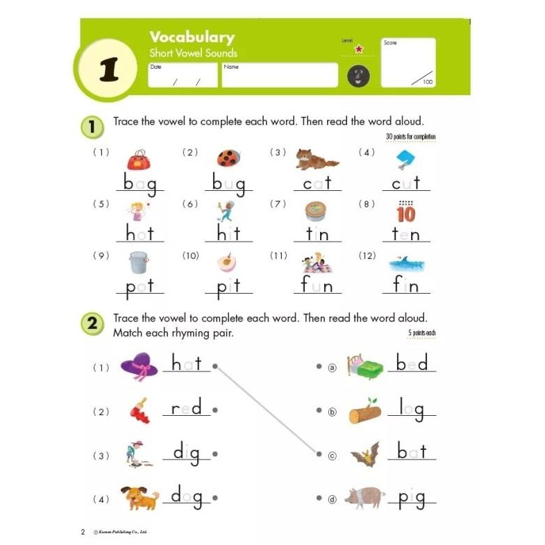 Kumon Reading Writing Mathematics Latihan Soal Sd