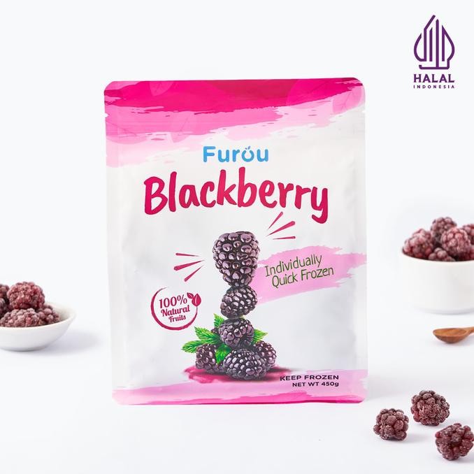 

Diskon! Frozen Blackberry (IQF) | Buah Blackberry Beku | 450 gram