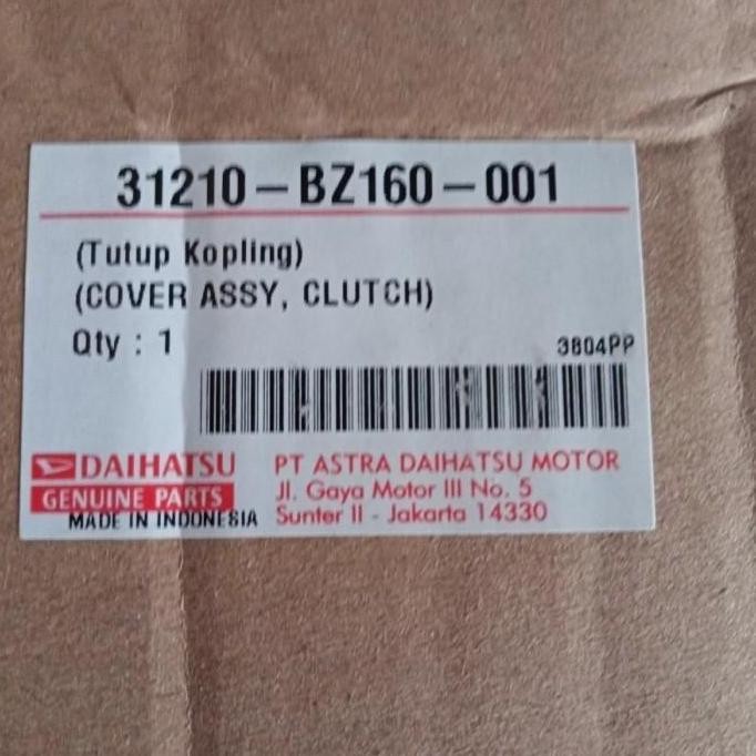 *:*:*:*:*] DAIHATSU Dekrup/Matahari Clucth Cover GrandMax 31210-BZ160-001