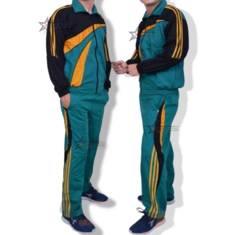 New Jaket Olahraga 1 Set Training / Seragam Setelan Olahraga Unisex training Jaket
