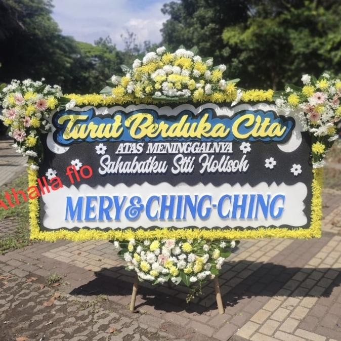 Baru karangan bunga papan bandung bunga papan duka cita 1