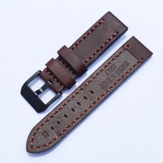 Tali Jam Tangan Timberland Nautica Police Fossil Kulit Asli Strap Jam