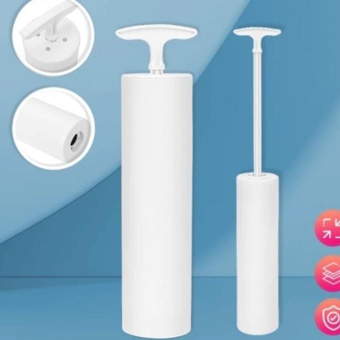 ___] Pompa plastik vacum manual pompa kantong plastik vakum