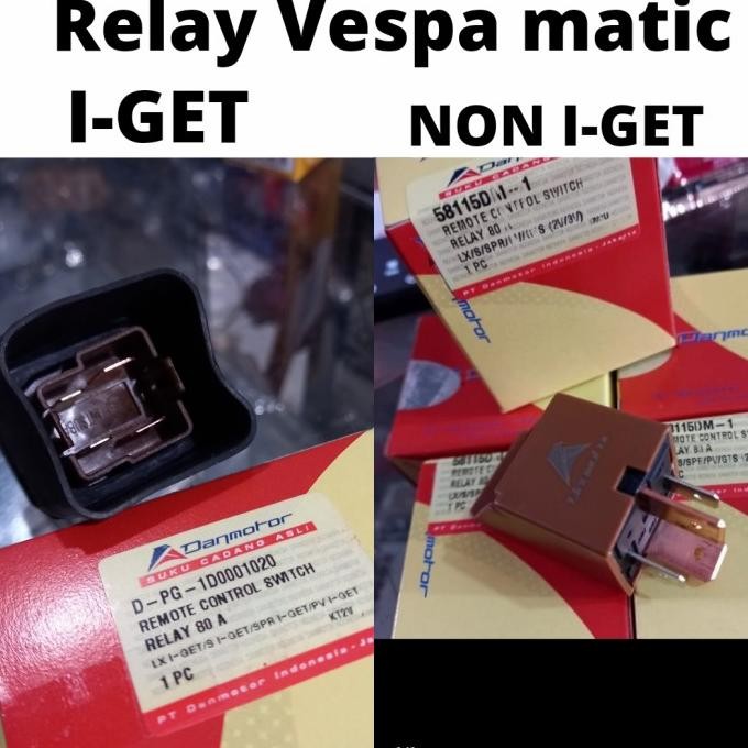 =====] relay stater starter vespa matic 80A lx s sprint primavera gts 2v/3v
